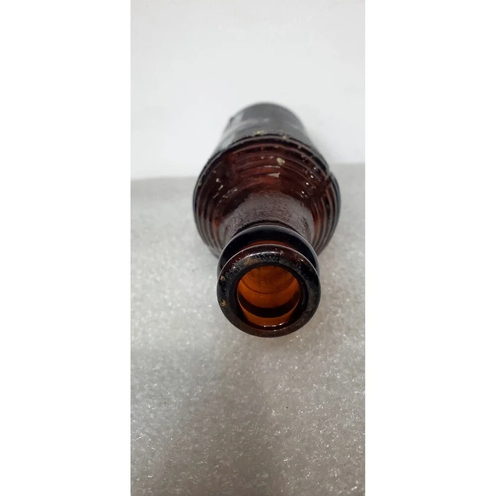 Orange Crush Brown Insulated Glass Bottle 1940s Prichard AL Rare Vintage Soda